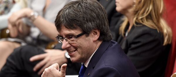 Carles Puigdemont, el presidente de Cataluña - Sputnik Mundo
