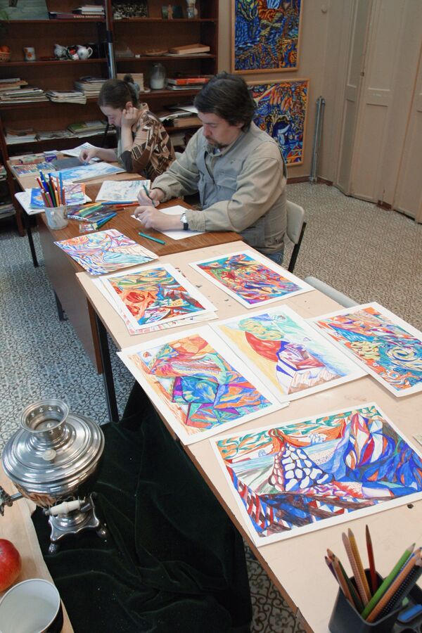 Taller terapéutico del hospital psiquiátrico Nº 1 de Moscú - Sputnik Mundo