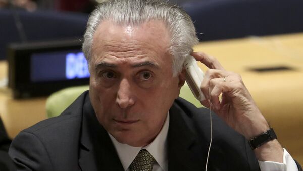 Michel Temer, el presidente de Brasil - Sputnik Mundo