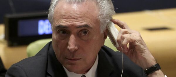 Michel Temer, el presidente de Brasil - Sputnik Mundo