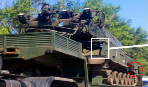 Foto del sistema Buk con una plataforma desplegable, perteneciente a la 53ª brigada antiaérea rusa, en la región de Belgorod - Sputnik Mundo