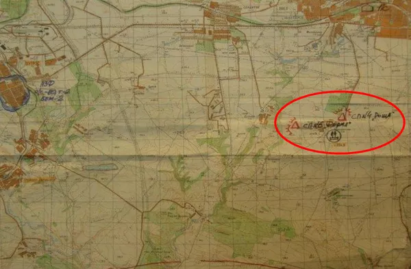 El mapa de un comandante de batallón de una brigada aeromóvil de Ucrania El mapa de un comandante de batallón de una brigada aeromóvil de Ucrania - Sputnik Mundo