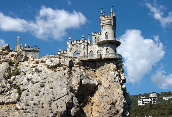 El castillo Nido de golondrina, Crimea El castillo Nido de golondrina, Crimea - Sputnik Mundo