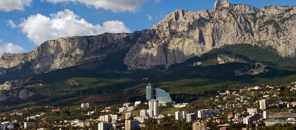 La montaña Ai-Petri, Crimea La montaña Ai-Petri, Crimea - Sputnik Mundo