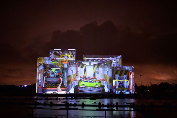 Moscú se prepara para el festival 'Círculo de Luz' - Sputnik Mundo