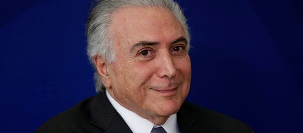 Michel Temer, presidente de Brasil (archivo) - Sputnik Mundo