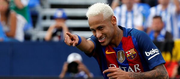 Neymar da Silva, delantero brasileño del FCB (archivo) Neymar da Silva, delantero brasileño del FCB (archivo) - Sputnik Mundo
