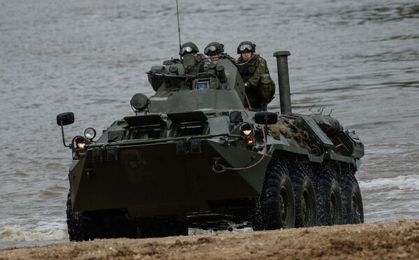 Transporte blindado BTR-82А - Sputnik Mundo