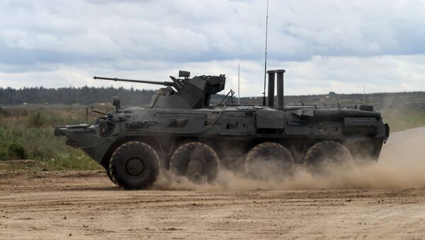 Transporte blindado BTR-82А - Sputnik Mundo