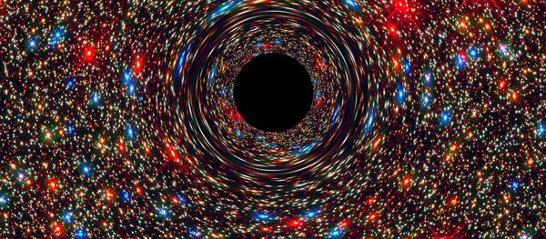 Agujero negro (ilustración) - Sputnik Mundo