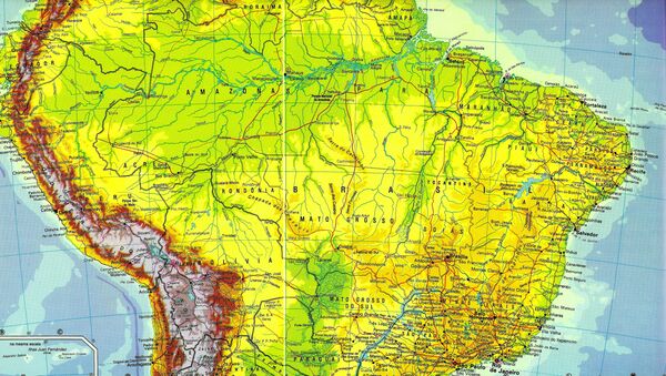 Mapa de América del Sur - Sputnik Mundo