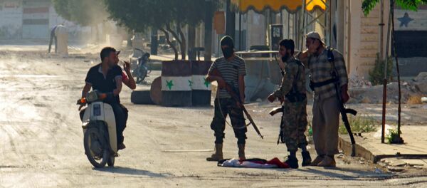 Combatientes del grupo yihadista Jund al Aqsa - Sputnik Mundo