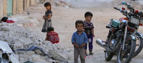 Niños sirios - Sputnik Mundo