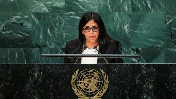 Delcy Rodríguez, canciller de Venezuela - Sputnik Mundo