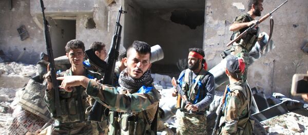 Ejército sirio en Handarat Ejército sirio en Handarat - Sputnik Mundo