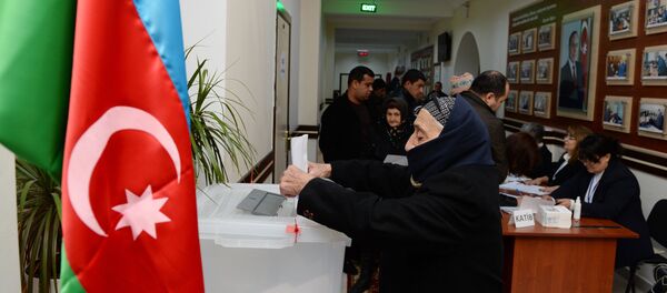 Una votación en Azerbaiyán (archivo) Una votación en Azerbaiyán (archivo) - Sputnik Mundo