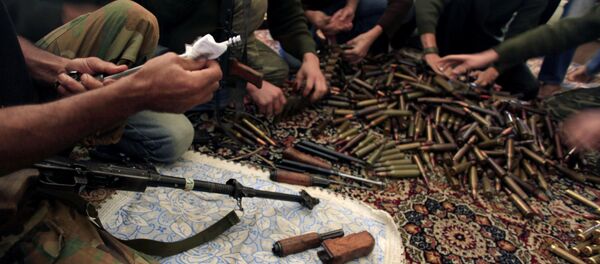 Combatientes del Ejercito Libre Sirio en Alepo, Siria - Sputnik Mundo