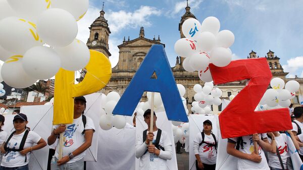 Acuerdo de paz en Colombia (archivo) - Sputnik Mundo