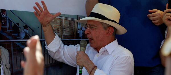 Álvaro Uribe, expresidente de Colombia - Sputnik Mundo