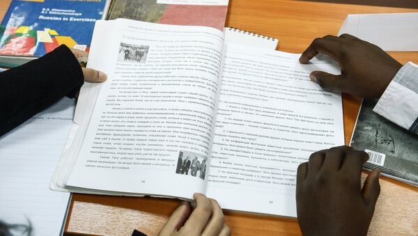 Estudiantes en la Universidad Rusa de la Amistad de los Pueblos - Sputnik Mundo