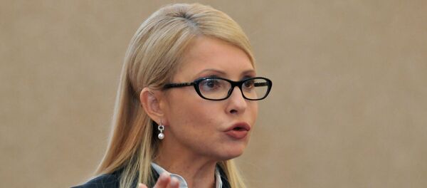 Yulia Timoshenko, líder del partido parlamentario Batkivschina Yulia Timoshenko, líder del partido parlamentario Batkivschina - Sputnik Mundo