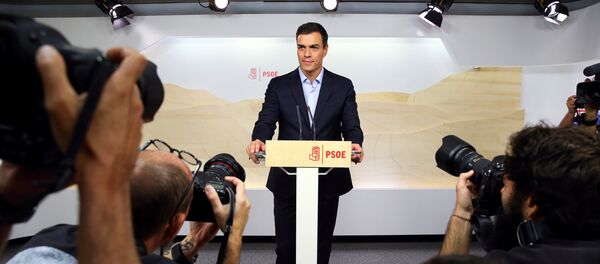 Pedro Sánchez, el líder del PSOE - Sputnik Mundo