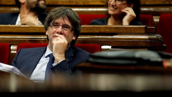 Carles Puigdemont, presidente de Cataluña - Sputnik Mundo