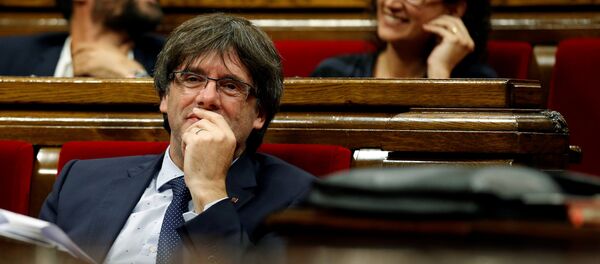 Carles Puigdemont, presidente de Cataluña - Sputnik Mundo