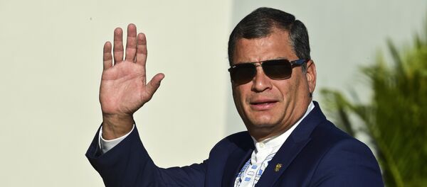 Rafael Correa, expresidente de Ecuador - Sputnik Mundo