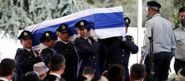 El funeral del expresidente israelí, Shimon Peres, el 30 de septiembre de 2016 - Sputnik Mundo