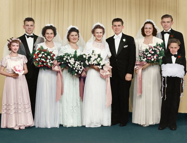 Una boda, año 1946 - Sputnik Mundo