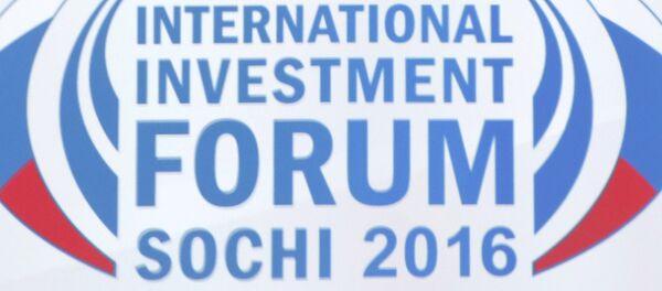 El foro internacional de inversiones Sochi 2016 - Sputnik Mundo