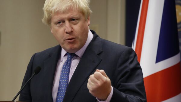 Boris Johnson, ministro de Asuntos Exteriores británico - Sputnik Mundo