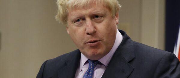 Boris Johnson, ministro de Asuntos Exteriores británico - Sputnik Mundo