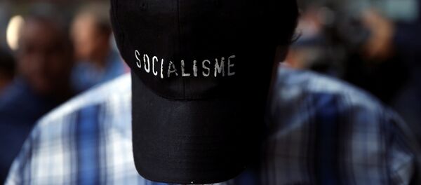 Un partidario del Partido Socialista de España (PSOE) - Sputnik Mundo