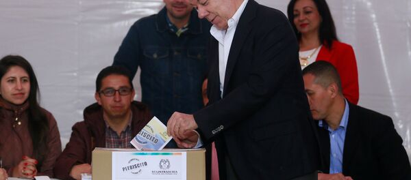 Juan Manuel Santos, presidente de Colombia - Sputnik Mundo