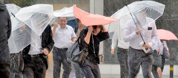 Tifón en Japón - Sputnik Mundo