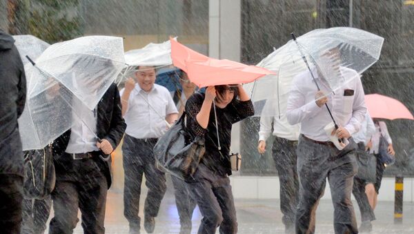 Tifón en Japón - Sputnik Mundo