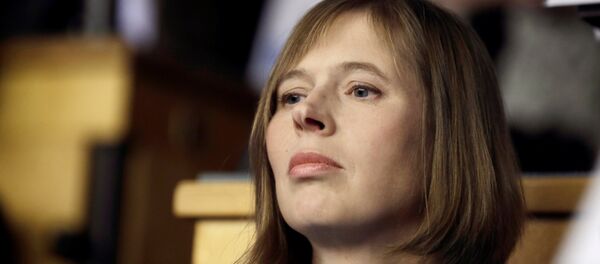 Kersti Kaljulaid, la presidenta de Estonia - Sputnik Mundo