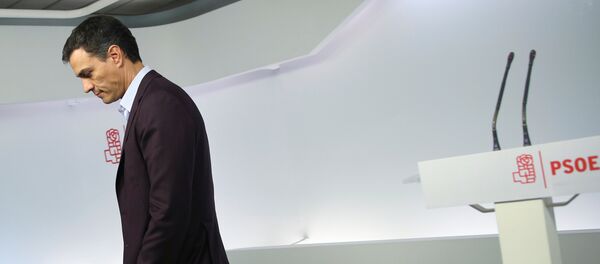Pedro Sánchez, ex líder del PSOE - Sputnik Mundo