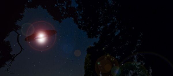 Un platillo volador (ilustración) - Sputnik Mundo