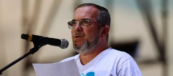 Rodrigo Londoño Echeverri, alias 'Timochenko', máximo líder de las FARC Rodrigo Londoño Echeverri, alias 'Timochenko', máximo líder de las FARC - Sputnik Mundo