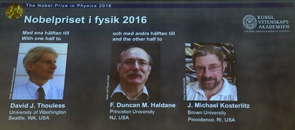 El Premio de Nobel de Física de 2016 - Sputnik Mundo