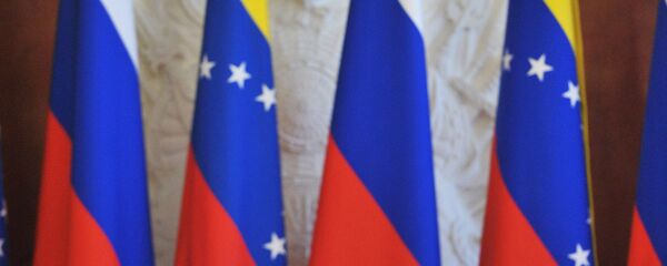 Las banderas de Rusia y Venezuela - Sputnik Mundo