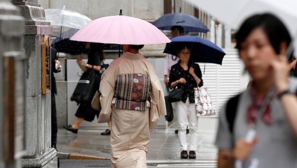 Tifón en Japón - Sputnik Mundo