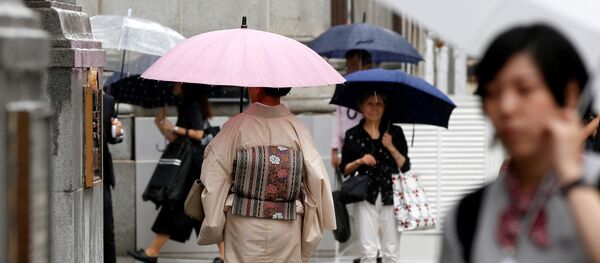 Tifón en Japón - Sputnik Mundo