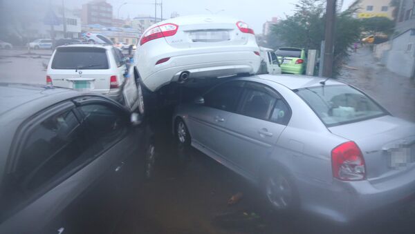 El tifón Chaba - Sputnik Mundo