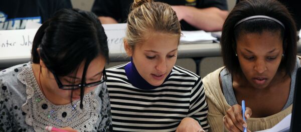 Estudiantes extranjeros (imagen referencial) - Sputnik Mundo