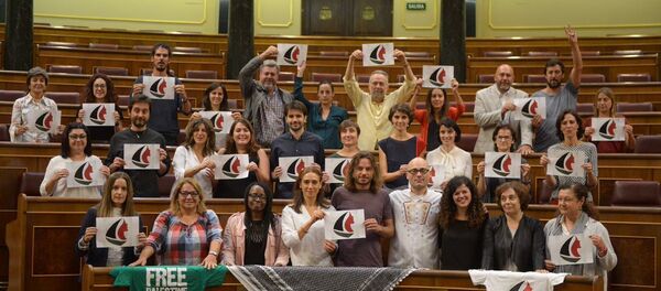 Treinta diputados envían su apoyo a la Flotilla - Sputnik Mundo