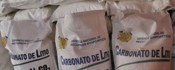 Carbonato de litio de Bolivia - Sputnik Mundo